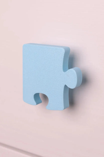 Puzzle Dolap Kulpu – Çocuk Odası, Mutfak ve Banyo Dolapları İçin Modern ve Eğlenceli Dekoratif Kulp