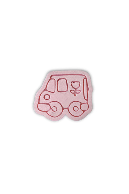 Pembe Araba Dolap Kulpu - Çocuk Odalarınıza, Mutfak Ve Banyo Dolaplarınıza Mobilya Kulpu