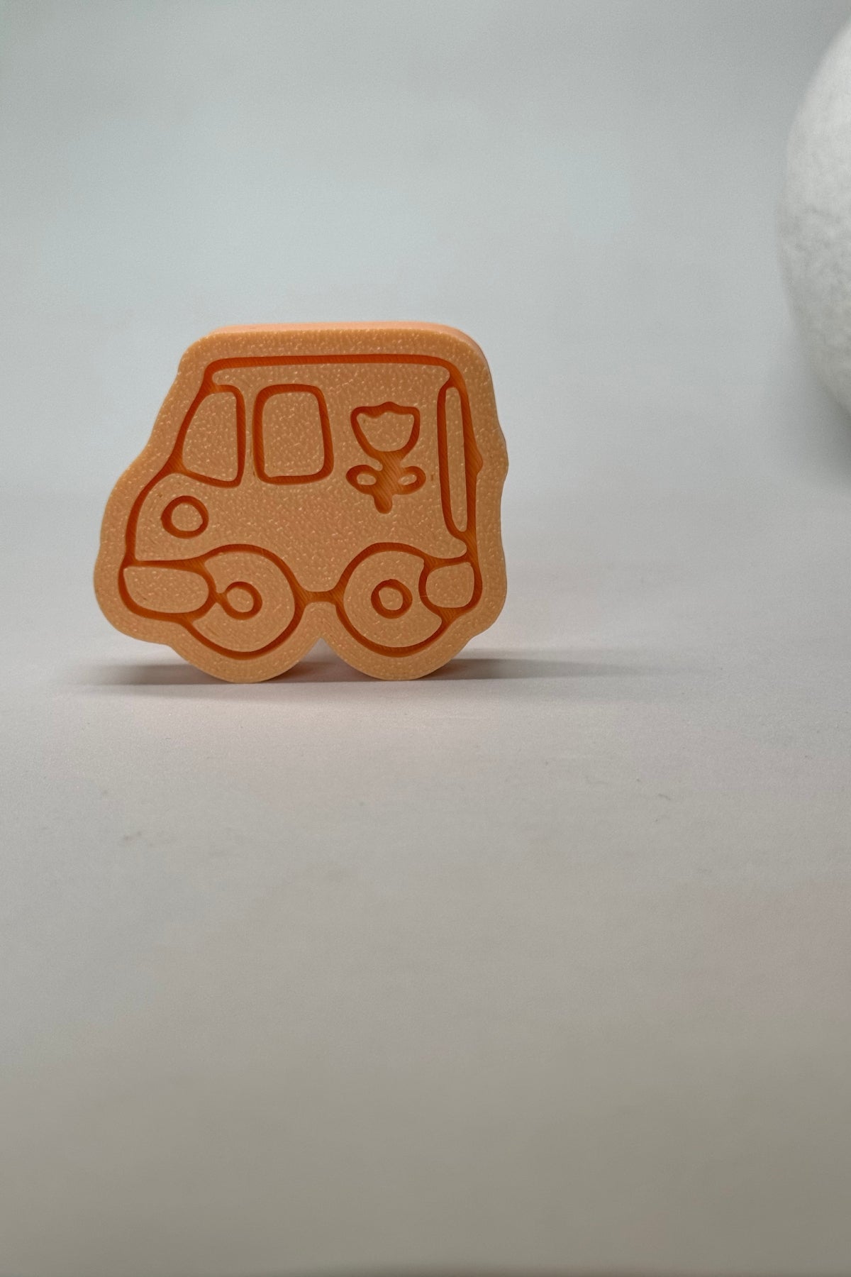 Turuncu Araba Dolap Kulpu - Çocuk Odalarınıza, Mutfak ve Banyo Dolaplarınıza Mobilya Kulpu