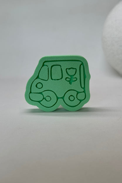 Yeşil Araba Dolap Kulpu - Çocuk Odalarınıza, Mutfak ve Banyo Dolaplarınıza Mobilya Kulpu