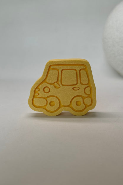 Sarı Araba Dolap Kulpu - Çocuk, Mutfak ve Banyo Dolapları İçin Eğlenceli ve Şık Mobilya Kulplu