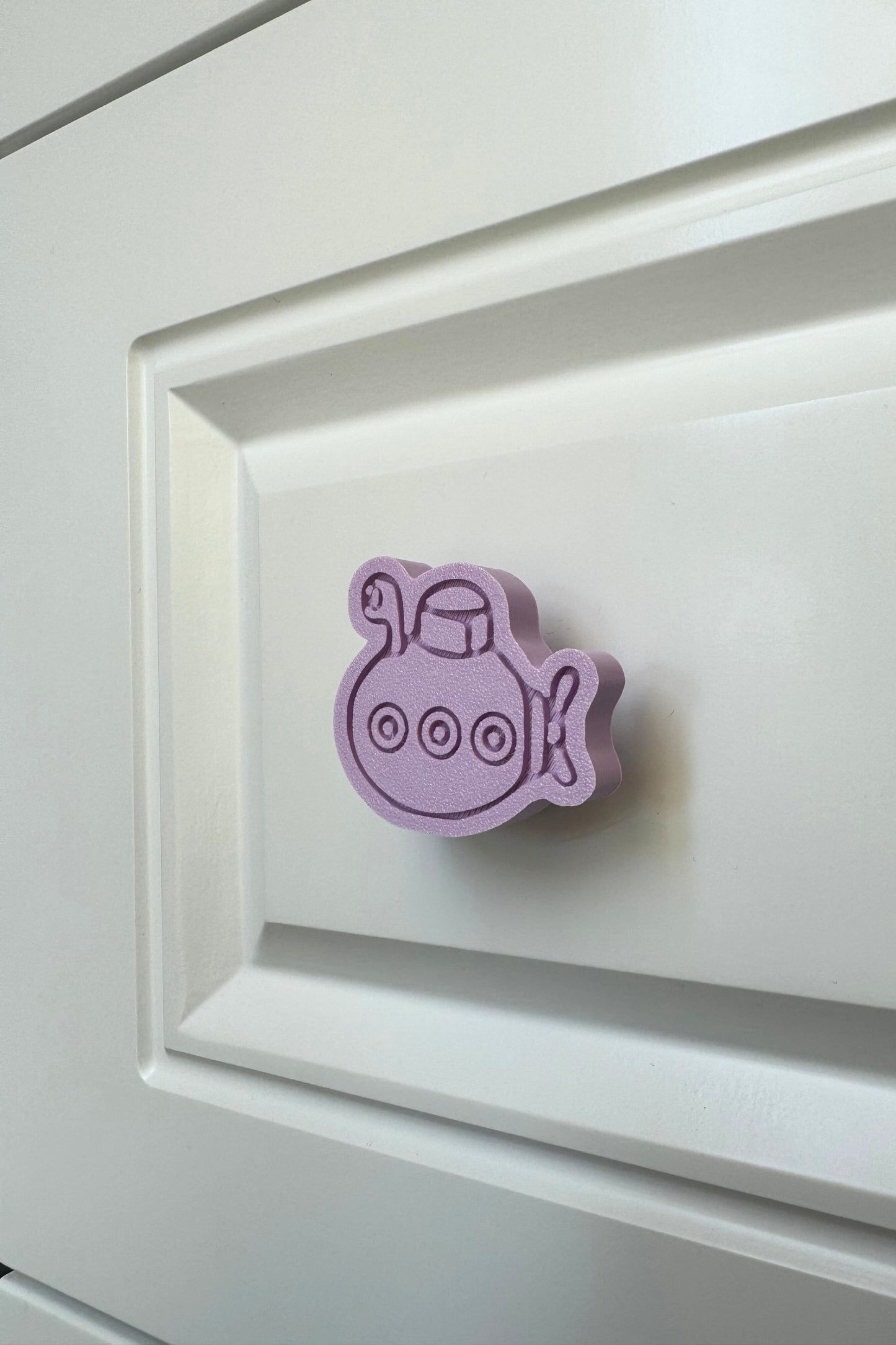 Mor Denizaltı Dolap Kulpu - Çocuk Odaları, Mutfak ve Banyo Dolapları İçin Eğlenceli ve Şık Kulp