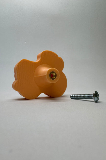 Turuncu Motor Dolap Kulpu - Çocuk Odaları, Mutfak ve Banyo Dolapları İçin Eğlenceli ve Mobilya Kulpu