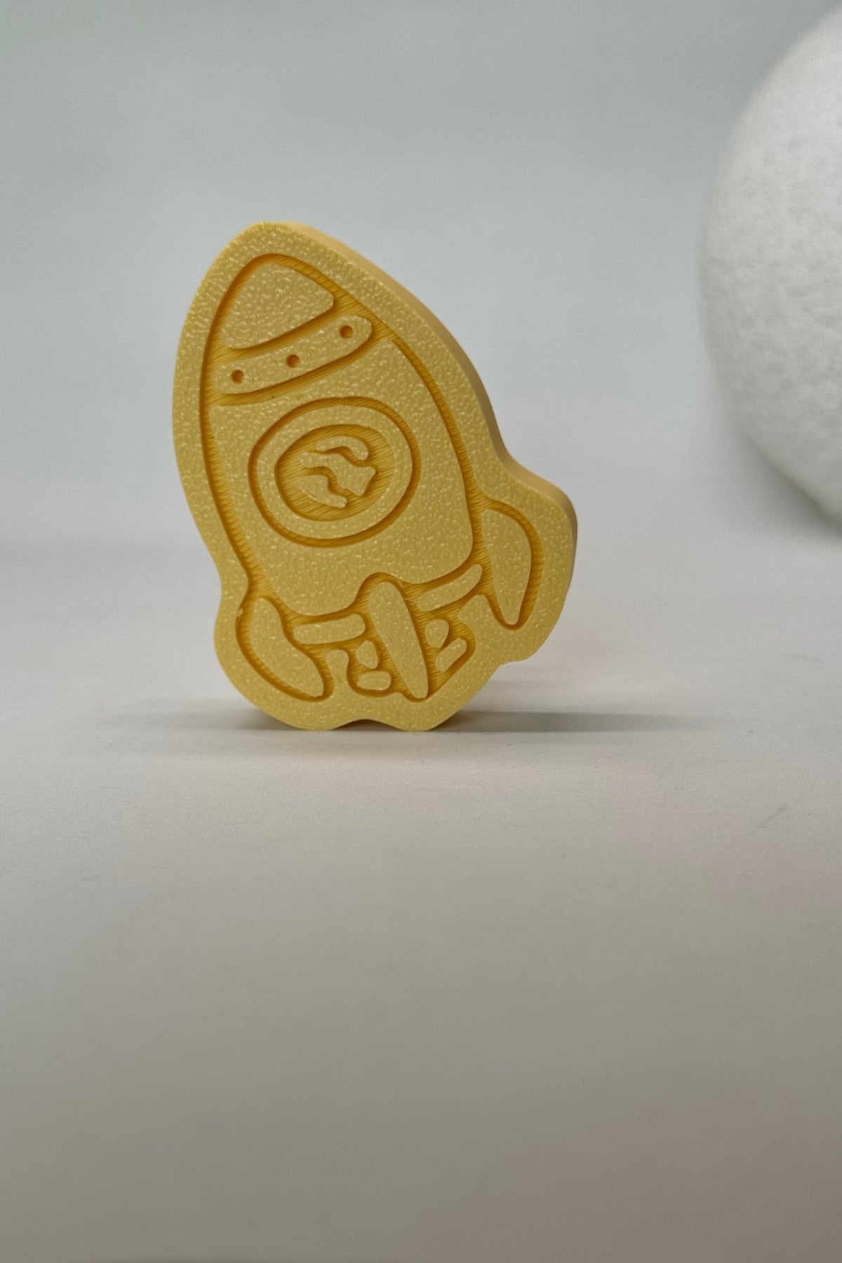 Sarı Roket Dolap Kulpu - Çocuk Odaları, Mutfak ve Banyo Dolapları İçin Dayanıklı ve Eğlenceli Kulp