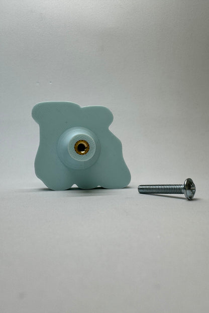 Mavi Tren Dolap Kulpu - Çocuk Odası, Mutfak ve Banyo Dolapları İçin Eğlenceli ve Dayanıklı Kulp