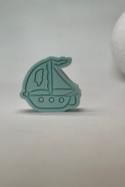 Mavi Yelkenli Dolap Kulpu - Çocuk Odalarına, Mutfak ve Banyo Dolaplarına Dayanıklı Kulp