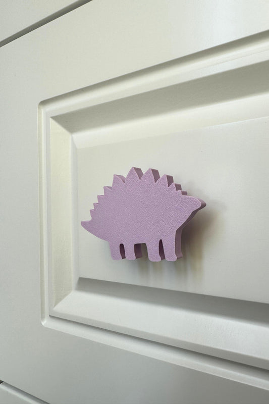 Mor Dino 5 Dolap Kulpu - Çocuk Odası, Mutfak ve Banyo İçin Modern, Sevimli ve Dayanıklı Mobilya Kulp