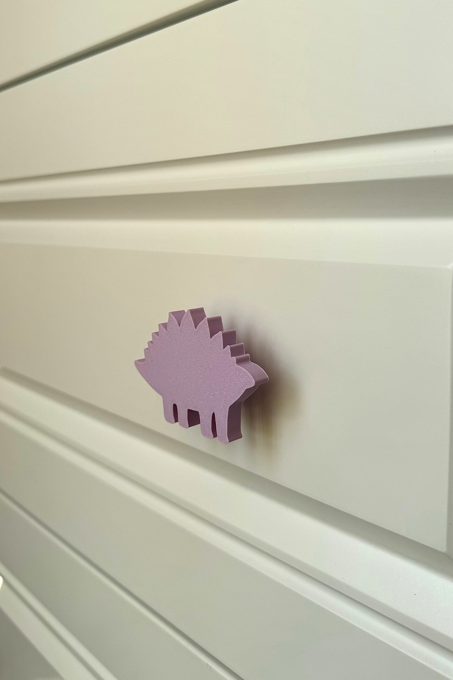 Mor Dino 5 Dolap Kulpu - Çocuk Odası, Mutfak ve Banyo İçin Modern, Sevimli ve Dayanıklı Mobilya Kulp