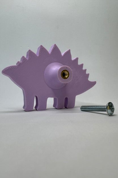 Mor Dino 5 Dolap Kulpu - Çocuk Odası, Mutfak ve Banyo İçin Modern, Sevimli ve Dayanıklı Mobilya Kulp