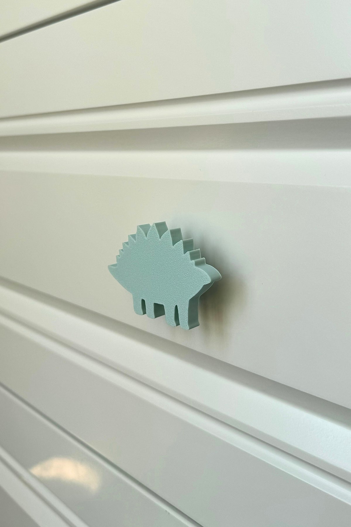 Mavi Dino 5 Dolap Kulpu -Çocuk Odası, Mutfak ve Banyo İçin Modern, Sevimli ve Dayanıklı Mobilya Kulp