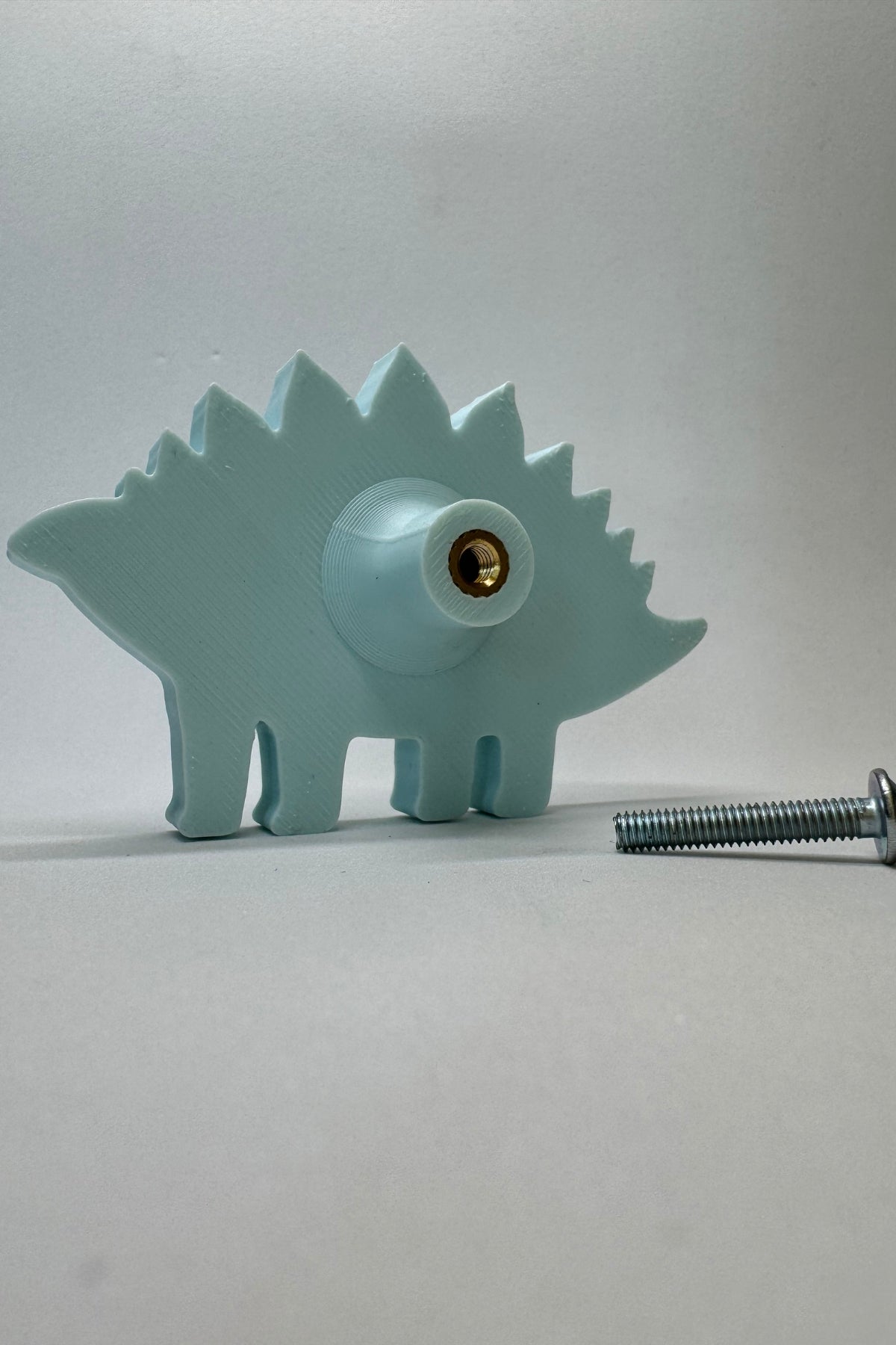 Mavi Dino 5 Dolap Kulpu -Çocuk Odası, Mutfak ve Banyo İçin Modern, Sevimli ve Dayanıklı Mobilya Kulp