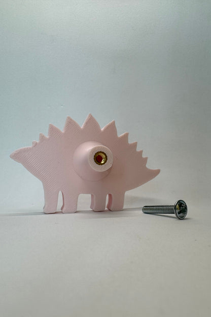 Pembe Dino 5 Dolap Kulpu-Çocuk Odası, Mutfak ve Banyo İçin Modern, Sevimli ve Dayanıklı Mobilya Kulp