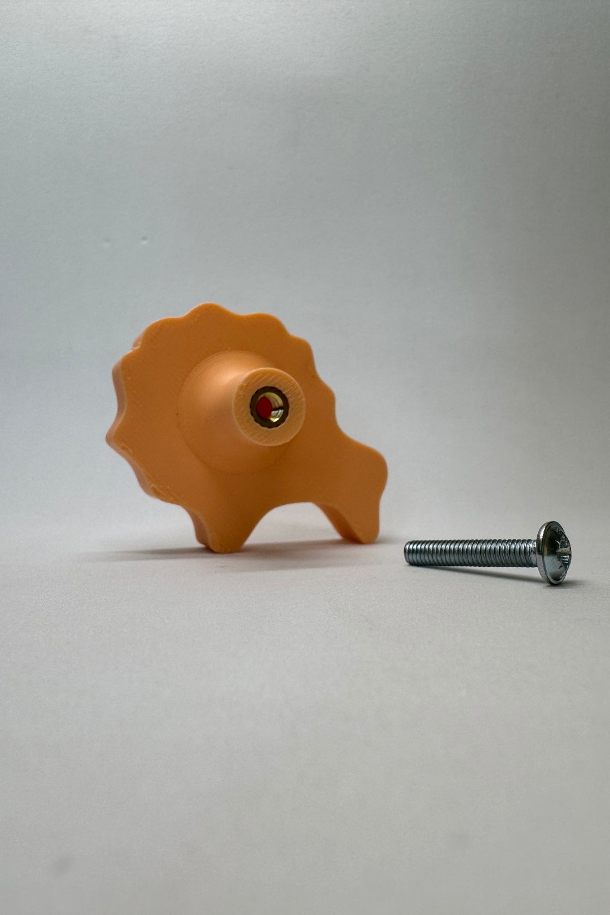 Turuncu Aslan Dolap Kulpu - Çocuk Odası, Mutfak ve Banyo İçin Sevimli Mobilya Kulp