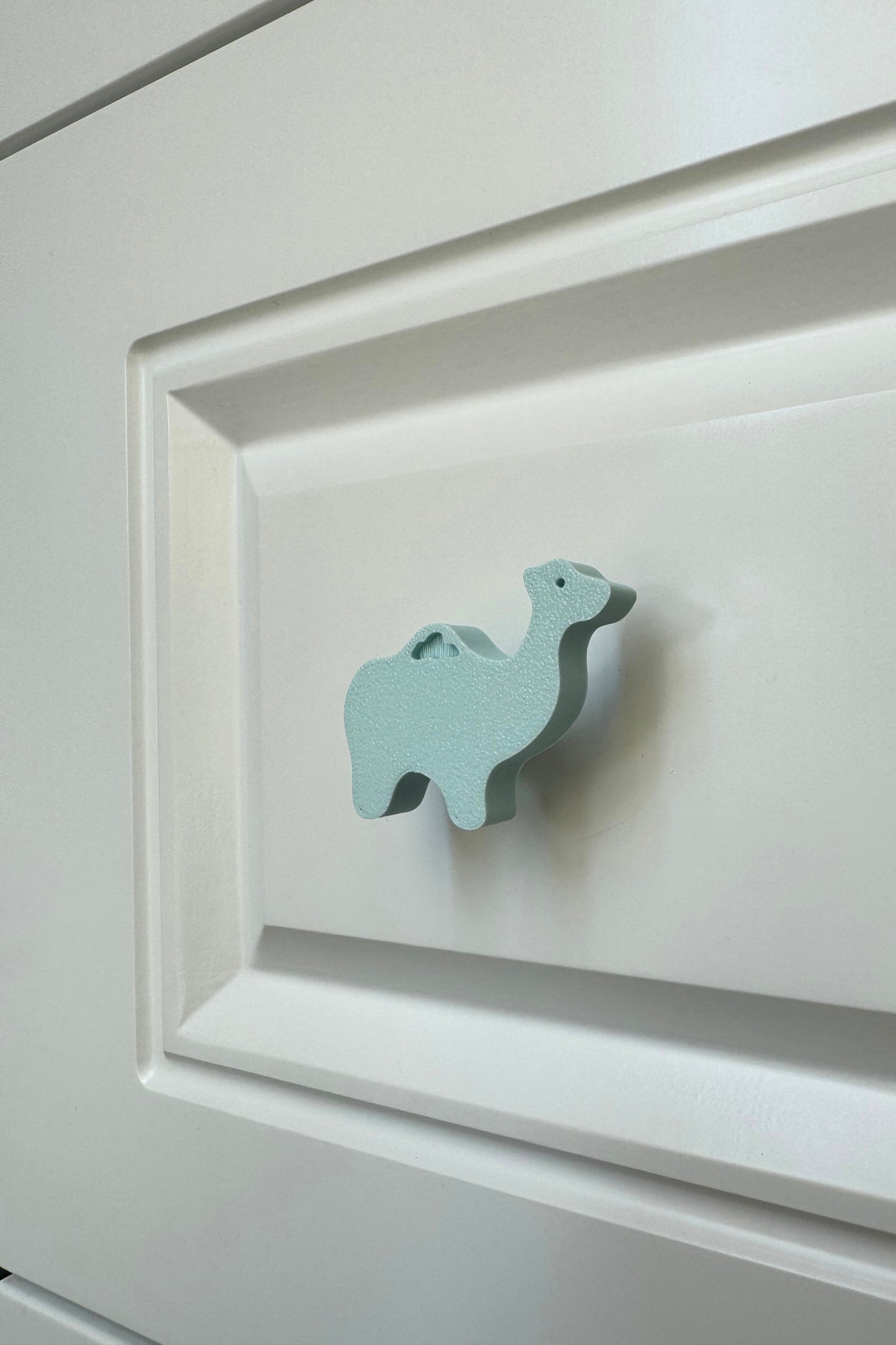 Mavi Deve Dolap Kulpu - Çocuk Odası, Mutfak ve Banyo İçin Eğlenceli ve Dayanıklı Mobilya Kulp