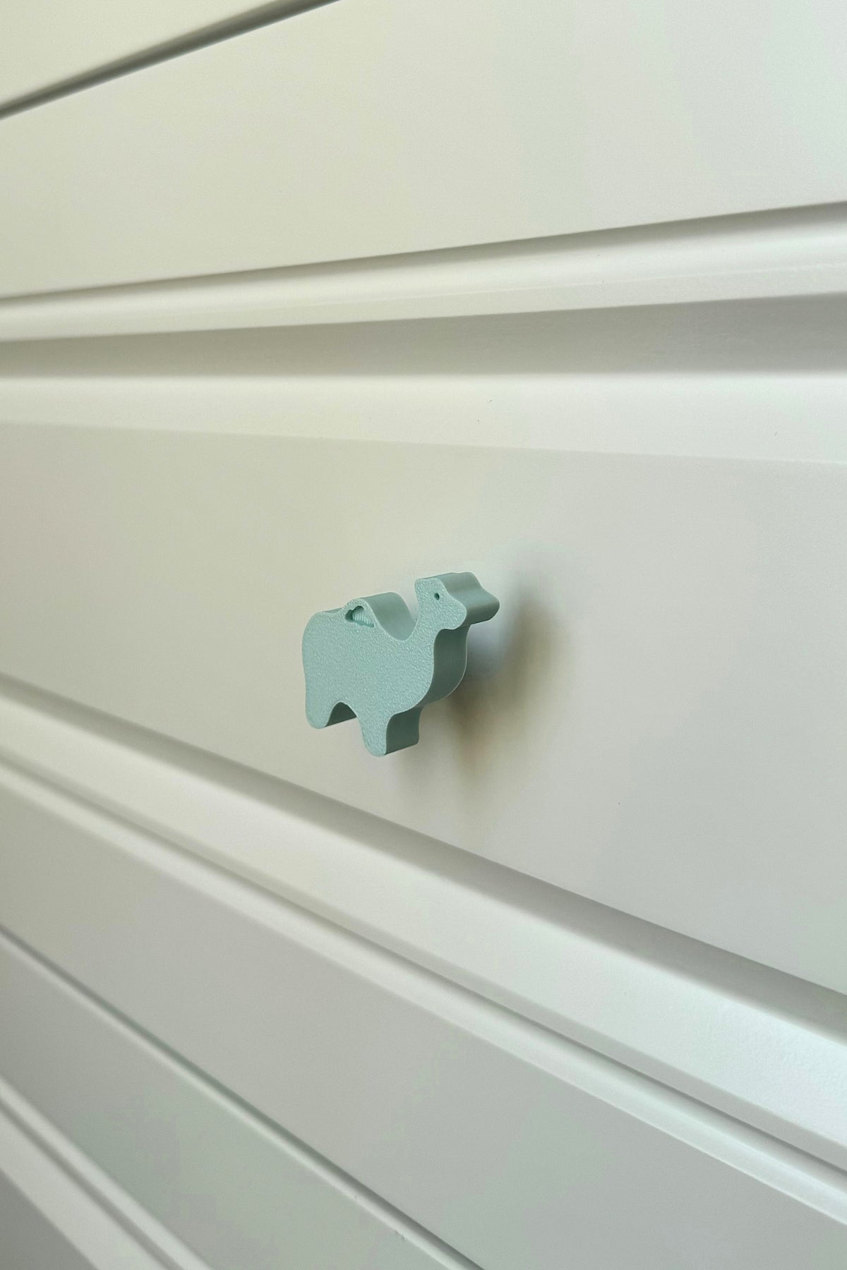 Mavi Deve Dolap Kulpu - Çocuk Odası, Mutfak ve Banyo İçin Eğlenceli ve Dayanıklı Mobilya Kulp