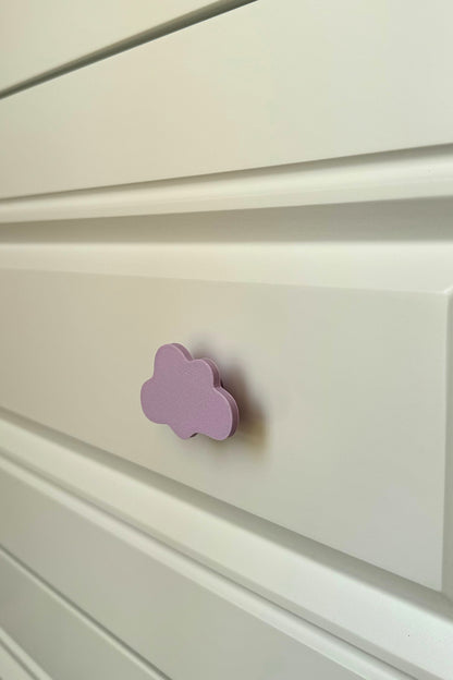 Mor Bulut Dolap Kulpu - Çocuk Odası, Mutfak ve Banyo İçin Modern, Şık ve Dayanıklı Mobilya Kulp
