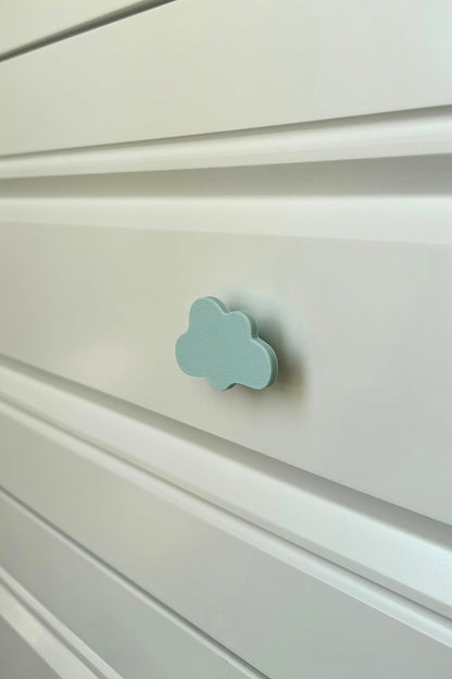 Mavi Bulut Dolap Kulpu - Çocuk Odası, Mutfak ve Banyo İçin Modern, Şık ve Dayanıklı Mobilya Kulp