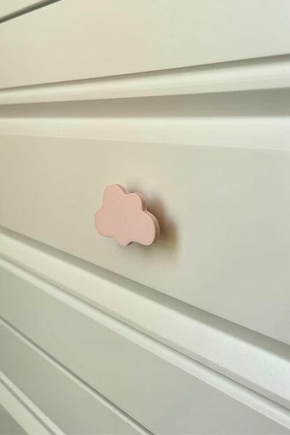 Pembe Bulut Dolap Kulpu -Çocuk Odası, Mutfak ve Banyo İçin Modern, Şık ve Dayanıklı Mobilya Kulp