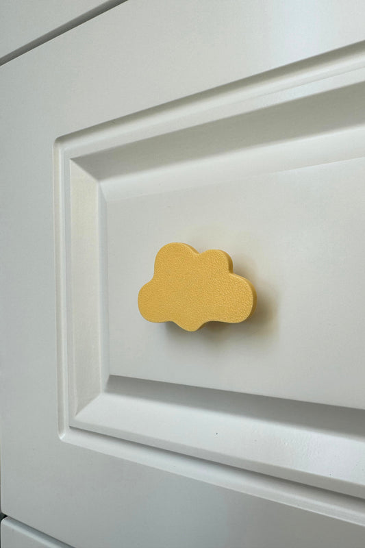 Sarı Bulut Dolap Kulpu - Çocuk Odası, Mutfak ve Banyo İçin Modern, Şık ve Dayanıklı Mobilya Kulp
