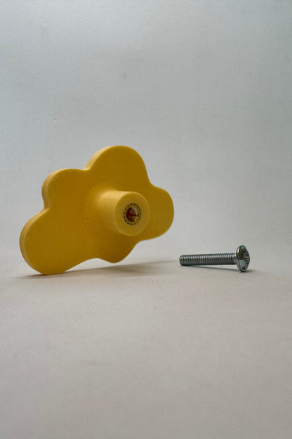 Sarı Bulut Dolap Kulpu - Çocuk Odası, Mutfak ve Banyo İçin Modern, Şık ve Dayanıklı Mobilya Kulp