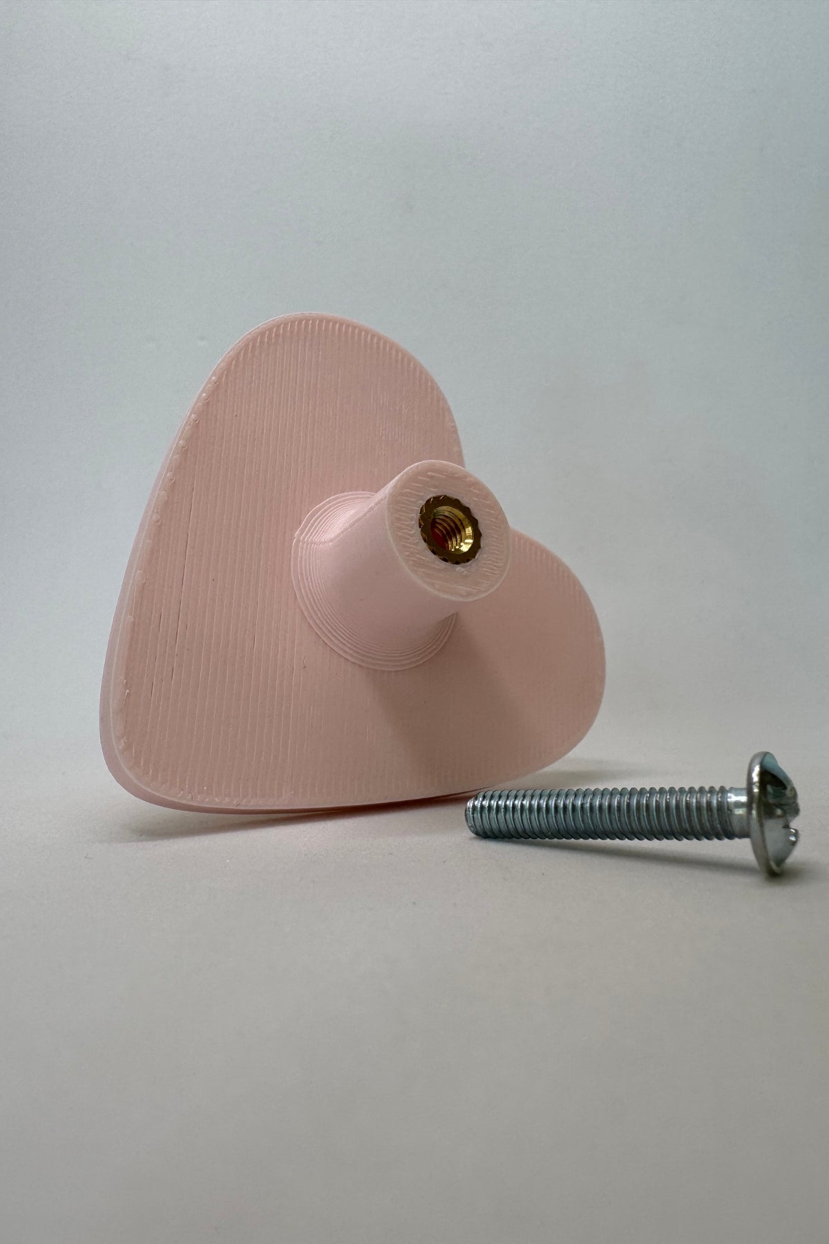 Pembe Kalp Dolap Kulpu - Çocuk Odası, Mutfak ve Banyo İçin Modern, Şık ve Dayanıklı Mobilya Kulp