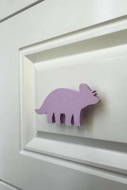 Mor Dino 6 Dolap Kulpu -Çocuk Odası, Mutfak ve Banyo İçin Modern, Sevimli ve Dayanıklı Mobilya Kulp