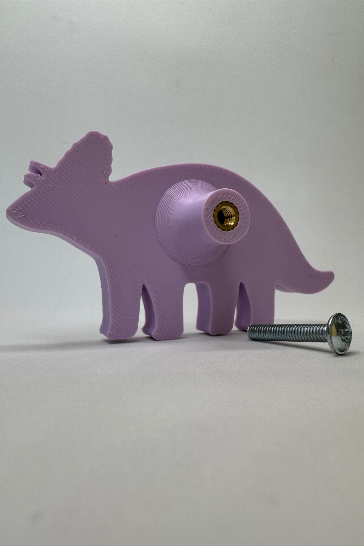 Mor Dino 6 Dolap Kulpu -Çocuk Odası, Mutfak ve Banyo İçin Modern, Sevimli ve Dayanıklı Mobilya Kulp