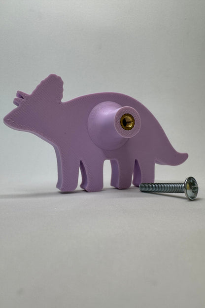 Mor Dino 6 Dolap Kulpu -Çocuk Odası, Mutfak ve Banyo İçin Modern, Sevimli ve Dayanıklı Mobilya Kulp