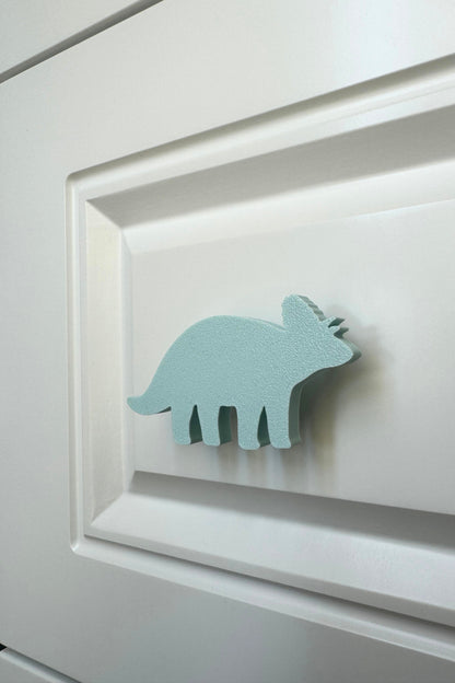 Mavi Dino 6 Dolap Kulpu-Çocuk Odası, Mutfak ve Banyo İçin Modern, Sevimli ve Dayanıklı Mobilya Kulp