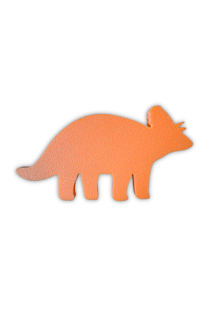 Turuncu Dino 6 Dolap Kulpu - Çocuk Odası, Mutfak ve Banyo İçin Modern ve Sevimli Mobilya Kulp