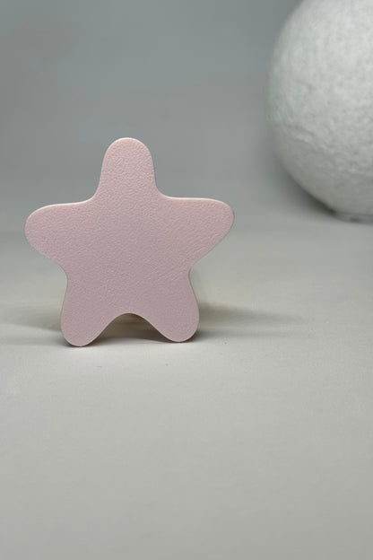 Pembe Yıldız Dolap Kulpu - Çocuk Odası ve Modern Mutfaklar İçin Zarif Mobilya Kulbu