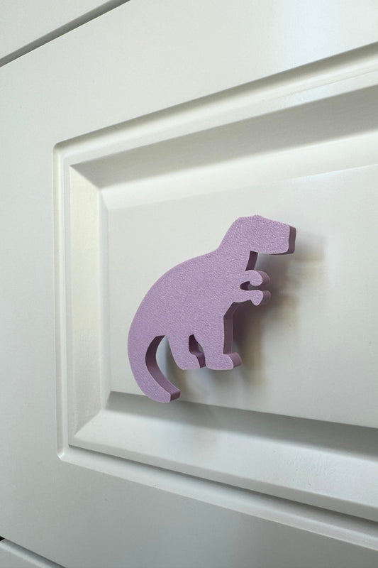 Mor Dino 1 Dolap Kulpu -Çocuk Odası, Mutfak ve Banyo İçin Modern, Sevimli ve Dayanıklı Mobilya Kulp