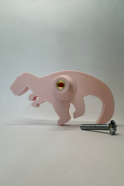 Pembe Dino 1 Dolap Kulpu-Çocuk Odası, Mutfak ve Banyo İçin Modern,Sevimli ve Dayanıklı Mobilya Kulp