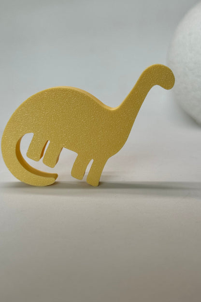 Sarı Dino 4 Dolap Kulpu-Çocuk Odası, Mutfak ve Banyo İçin Modern, Sevimli ve Dayanıklı Mobilya Kulp