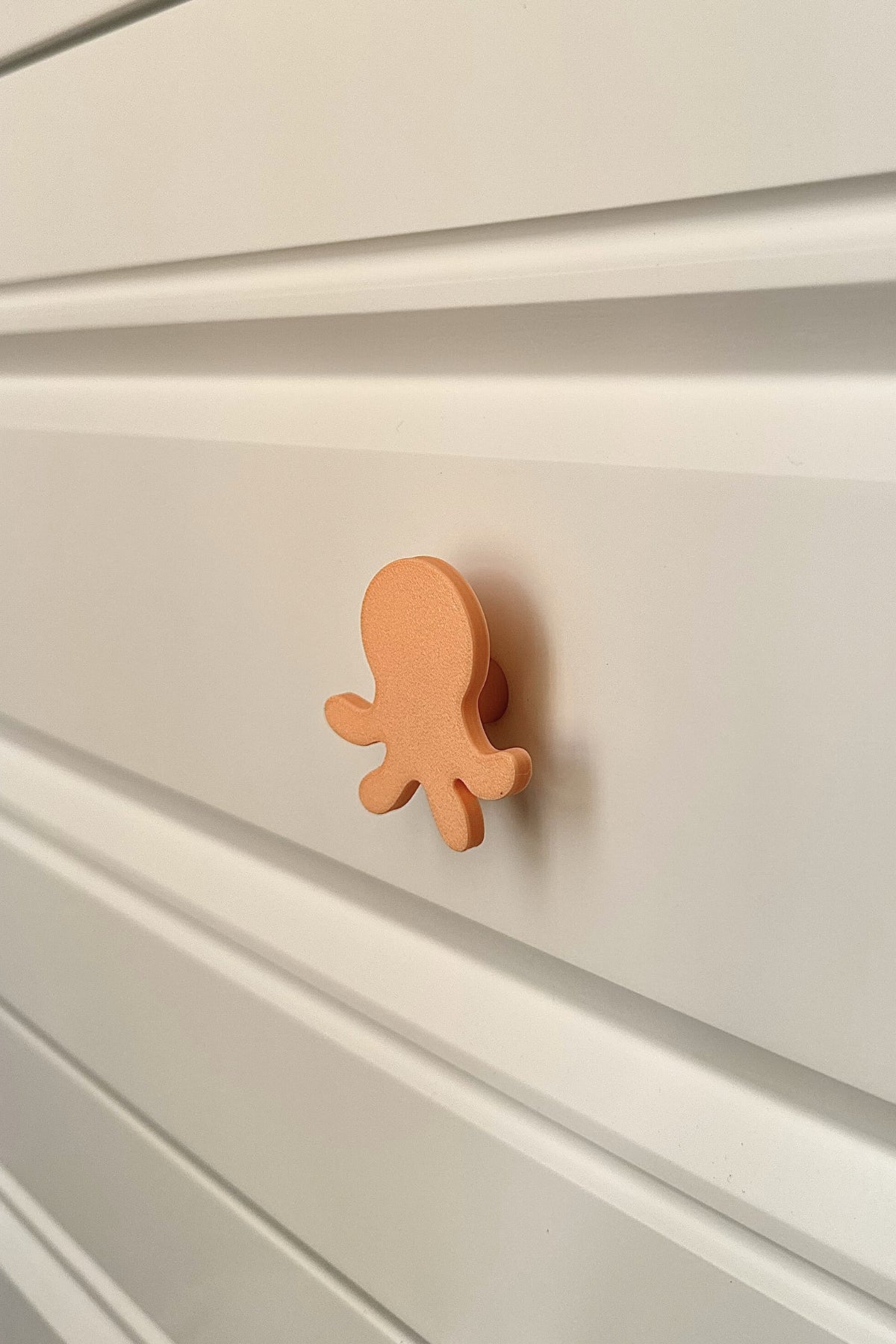 Turuncu Ahtapot Dolap Kulpu-Çocuk Odası, Mutfak ve Banyo İçin Modern ve Dayanıklı Mobilya Kulp