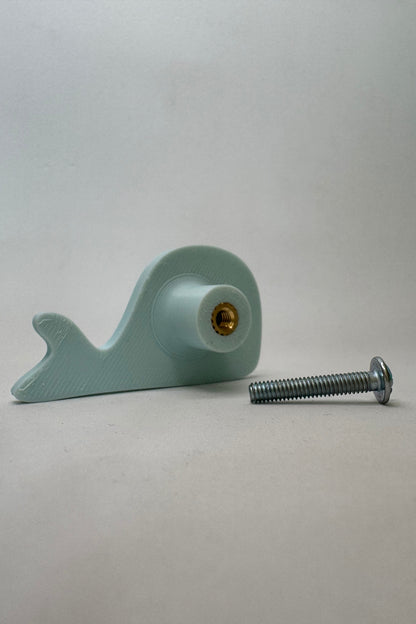 Mavi Balina Dolap Kulpu -Çocuk Odası, Mutfak ve Banyo İçin Modern, Şık ve Dayanıklı Mobilya Kulp