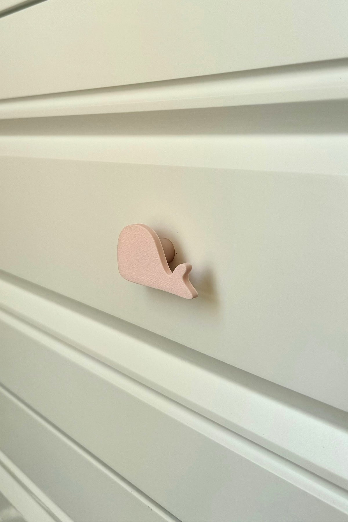 Pembe Balina Dolap Kulpu-Çocuk Odası, Mutfak ve Banyo İçin Modern, Şık ve Dayanıklı Mobilya Kulp