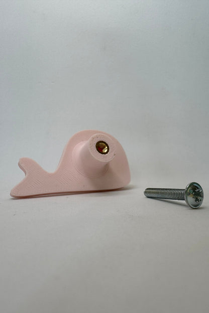 Pembe Balina Dolap Kulpu-Çocuk Odası, Mutfak ve Banyo İçin Modern, Şık ve Dayanıklı Mobilya Kulp