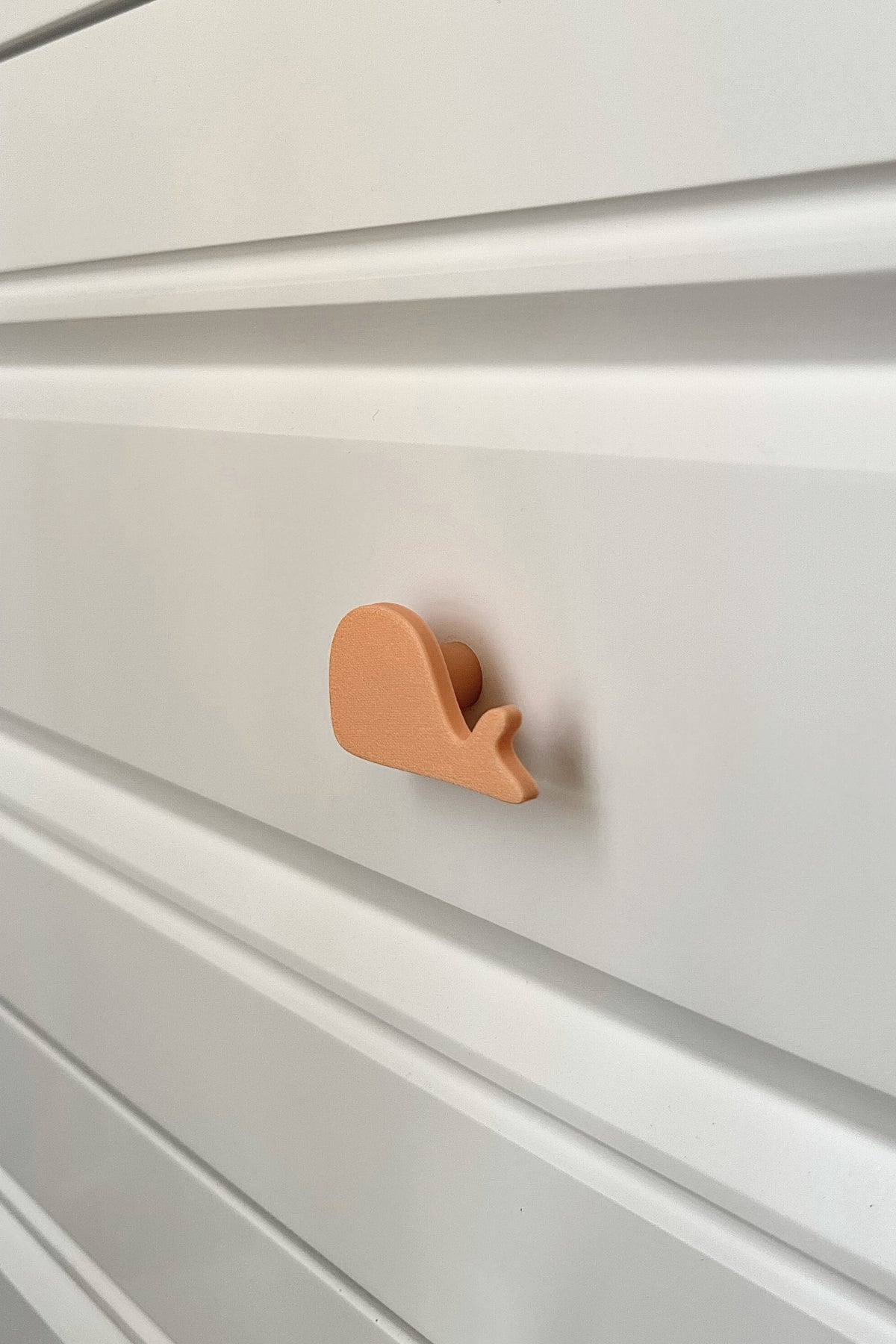 Turuncu Balina Dolap Kulpu - Çocuk Odası, Mutfak ve Banyo İçin Modern ve Dayanıklı Mobilya Kulp