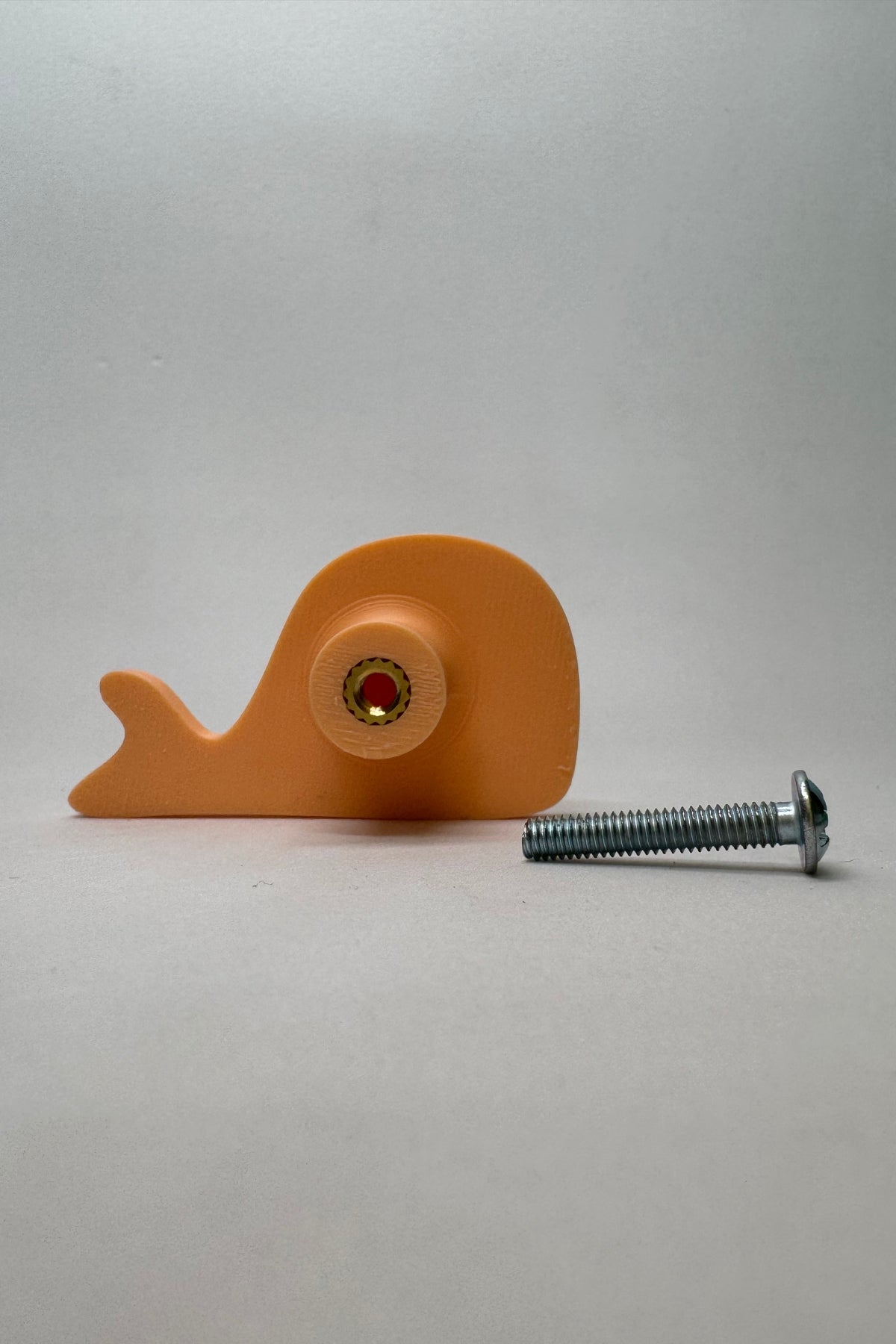 Turuncu Balina Dolap Kulpu - Çocuk Odası, Mutfak ve Banyo İçin Modern ve Dayanıklı Mobilya Kulp