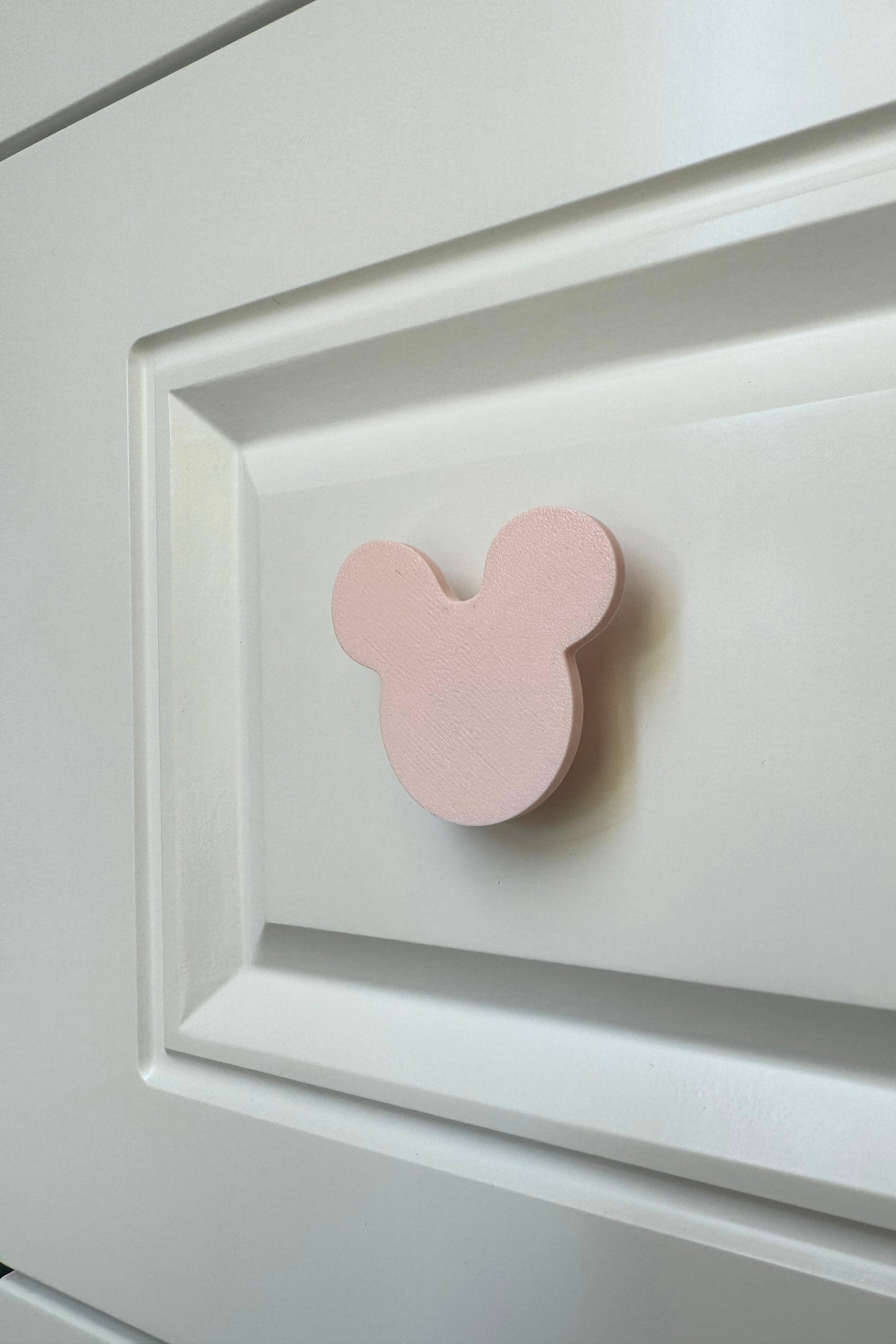 Pembe Mouse Dolap Kulpu- Çocuk Odası, Mutfak ve Banyo İçin Modern, Şık ve Dayanıklı Mobilya Kulp