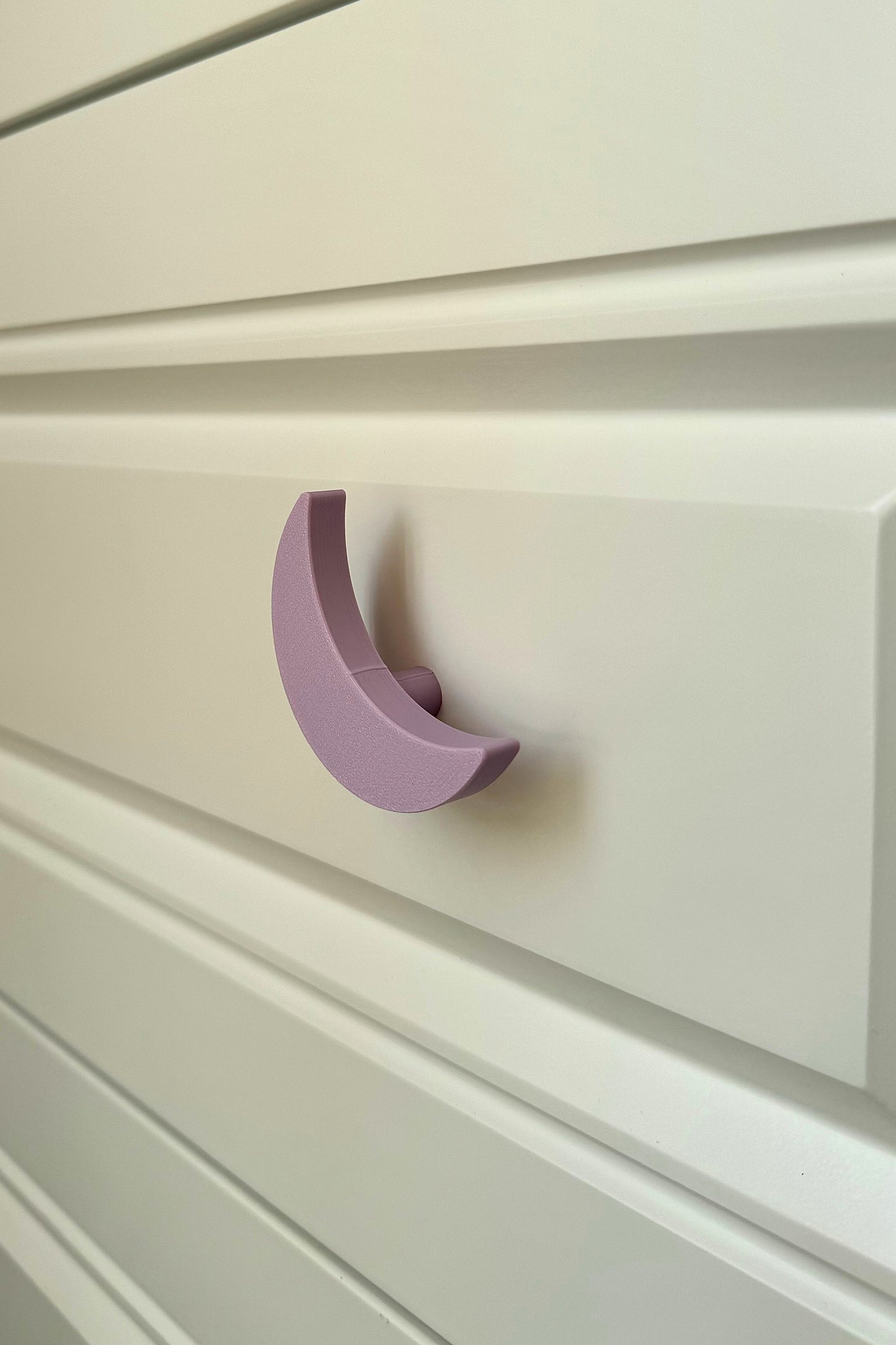 Mor Ay Dolap Kulpu - Çocuk Odası, Mutfak ve Banyo İçin Şık ve Dayanıklı Mobilya Kulp