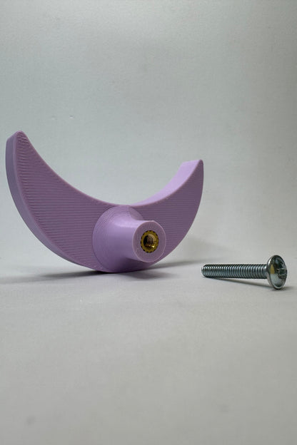 Mor Ay Dolap Kulpu - Çocuk Odası, Mutfak ve Banyo İçin Şık ve Dayanıklı Mobilya Kulp