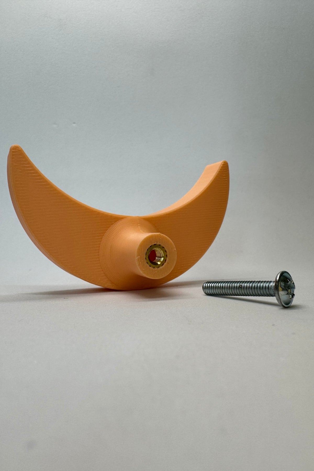 Turuncu Ay Dolap Kulpu - Çocuk Odası, Mutfak ve Banyo İçin Enerjik ve Dayanıklı Mobilya Kulp