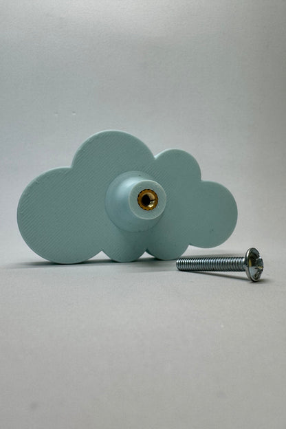 Mavi Bulut Dolap Kulpu - Çocuk Odası, Mutfak ve Banyo İçin Eğlenceli ve Dayanıklı Mobilya Kulp