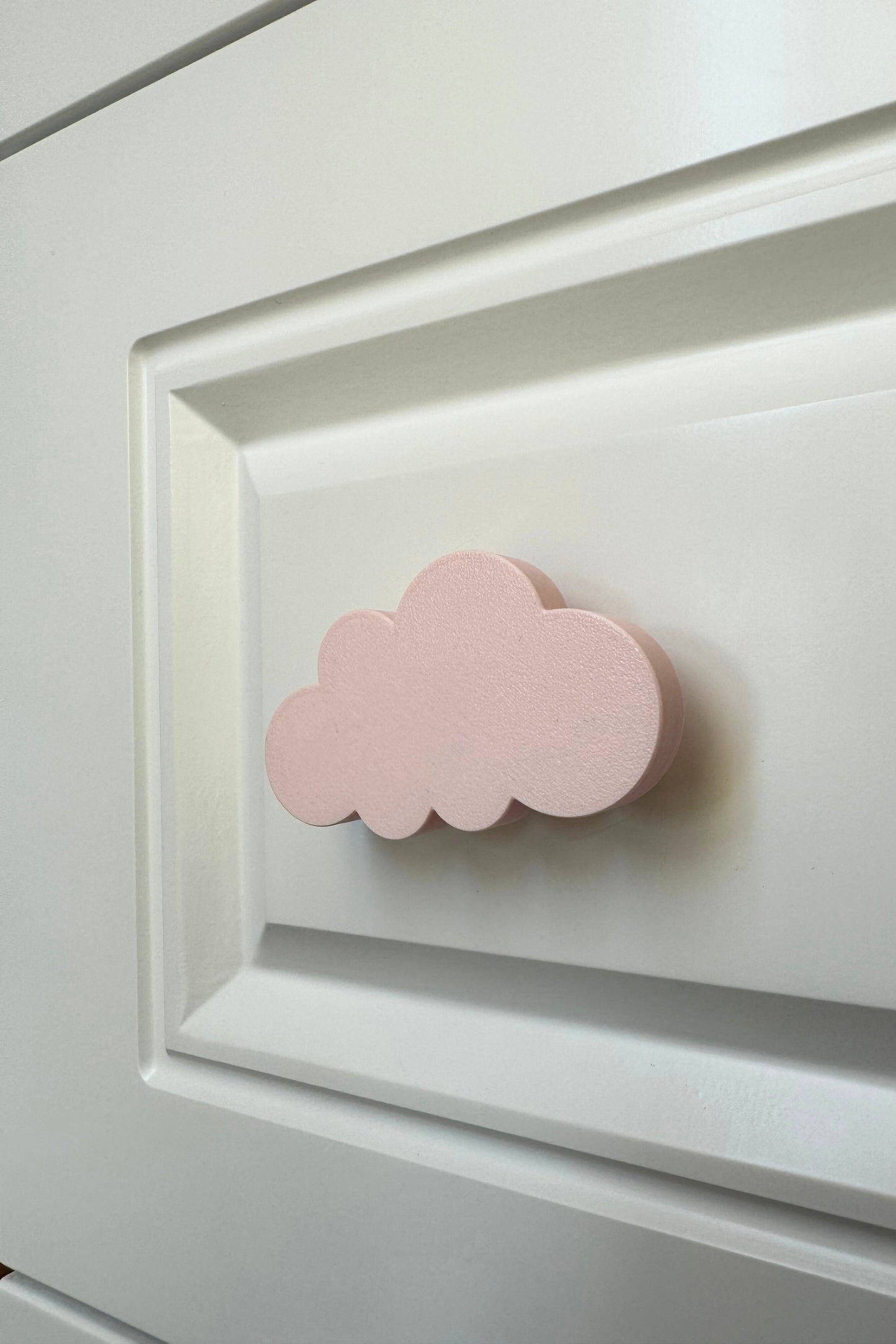 Pembe Bulut Dolap Kulpu - Çocuk Odası, Mutfak ve Banyo İçin Şirin ve Dayanıklı Mobilya Kulp