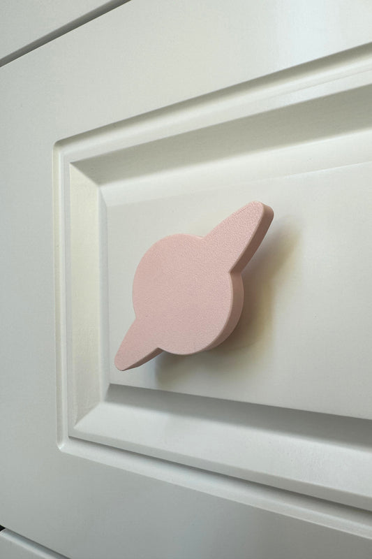 Pembe Gezegen Dolap Kulpu - Çocuk Odası, Mutfak ve Banyo İçin Sevimli ve Dayanıklı Mobilya Kulp