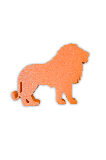 Turuncu Aslan Dolap Kulpu - Çocuk Odası, Mutfak ve Banyo İçin Canlı, Eğlenceli ve Dayanıklı Kulp