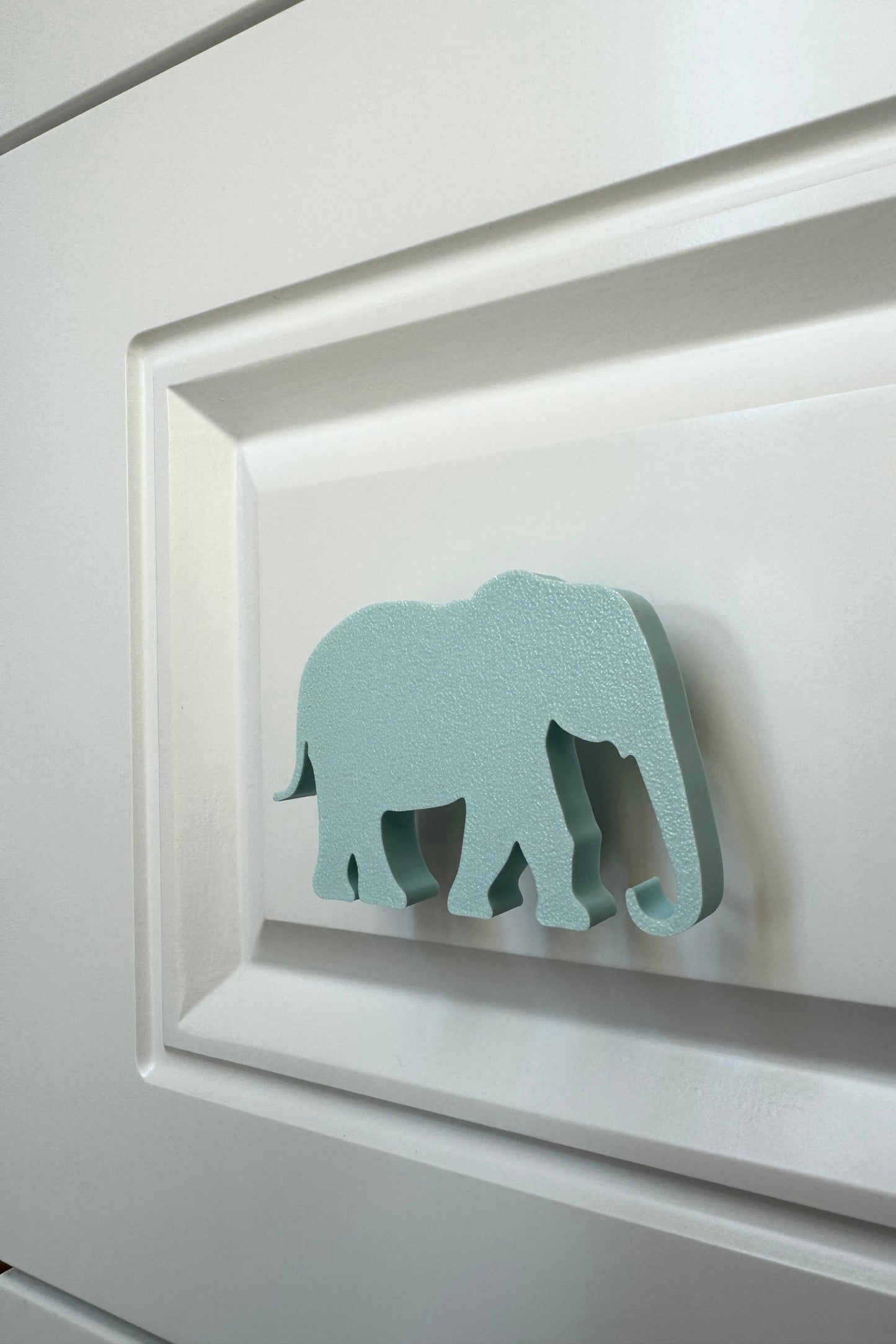 Mavi Fil Dolap Kulpu - Çocuk Odası, Mutfak ve Banyo İçin Modern, Şık ve Dayanıklı Mobilya Kulp
