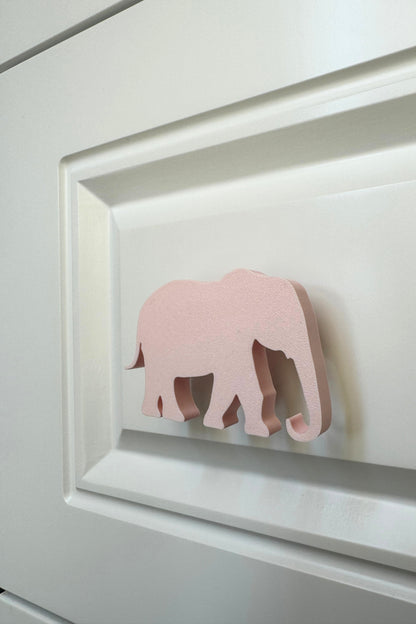 Pembe Fil Dolap Kulpu - Çocuk Odası, Mutfak ve Banyo İçin Modern, Şık ve Dayanıklı Mobilya Kulp